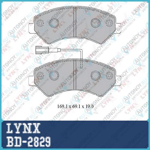 Колодки тормозные передние подходит для Citroen Jumper Fiat Ducato Peugeot Boxer 2.2D-3.0D 07> BD-2829