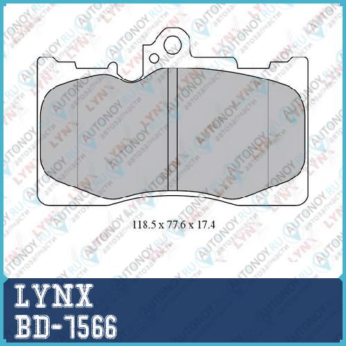 Колодки тормозные передние подходит для LEXUS G300-460 05-11 / 250 12> / IS250 06-13 BD-7566