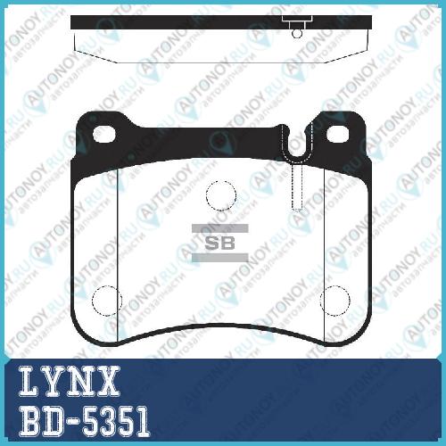 Колодки тормозные передние подходит для MB C180K-350(W203) 00-07 / CLK200-350(C209) 02-09 / SL350(R230) 06-12 / SLK200K-350(R171) 04-11 BD-5351