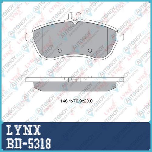 Колодки тормозные передние подходит для MB C180-350(W204) 07> / E200K-250D(W211/212) 06> / SLK200-250(R172) 11>  BD-5318
