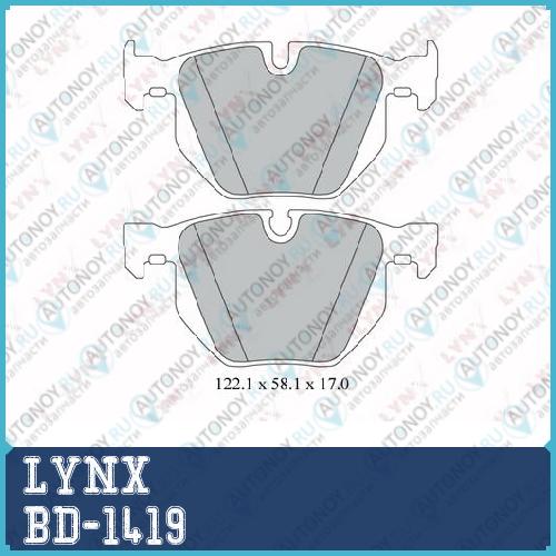 Колодки тормозные задние подходит для BMW 5(E60/61) 2.0D-3.0 03-10 / 6(E63/64) 3.0 04> BD-1419