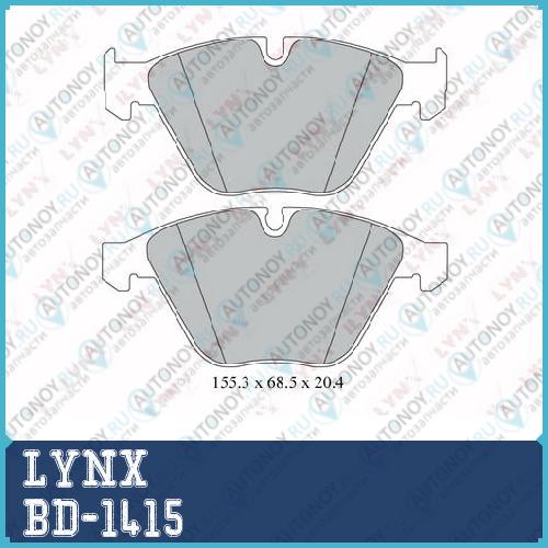 Колодки тормозные передние подходит для BMW 5 (E60) 2.0-4.5 03>/7 (E65) 3.0-4.5 01-09 BD-1415