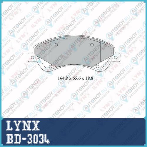 Колодки тормозные передние подходит для Ford Transit 2.2D 06> BD-3034