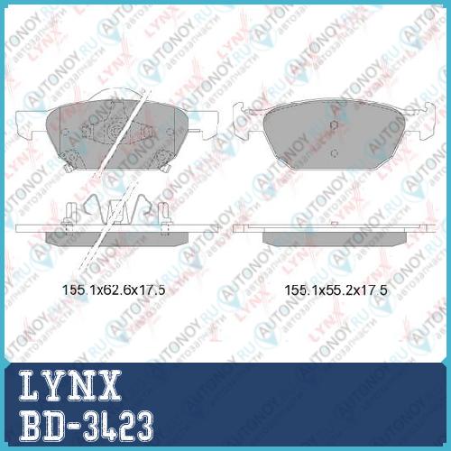 Колодки тормозные передние подходит для Honda Accord VIII 2.0-2.4 08> / Civic 1.4-2.2D 12> BD-3423