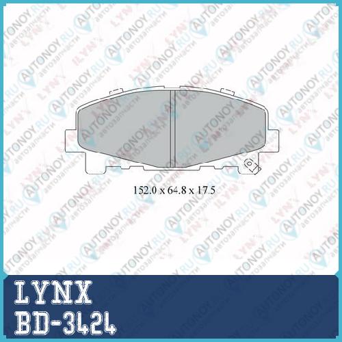 Колодки тормозные передние подходит для Honda Accord VIII 2.0-2.4 08> BD-3424