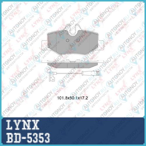 Колодки тормозные задние подходит для MB Viano(W639) 2.0D-3.7 03> / Vito(W639) 2.0D-3.7 03> BD-5353