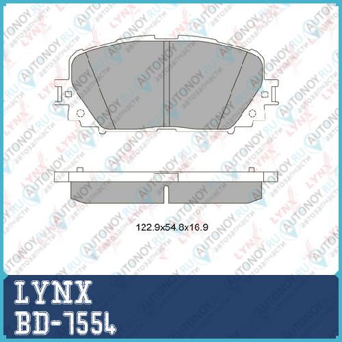 Колодки тормозные передние подходит для Toyota Yaris 1.0-1.8 06>  BD-7554
