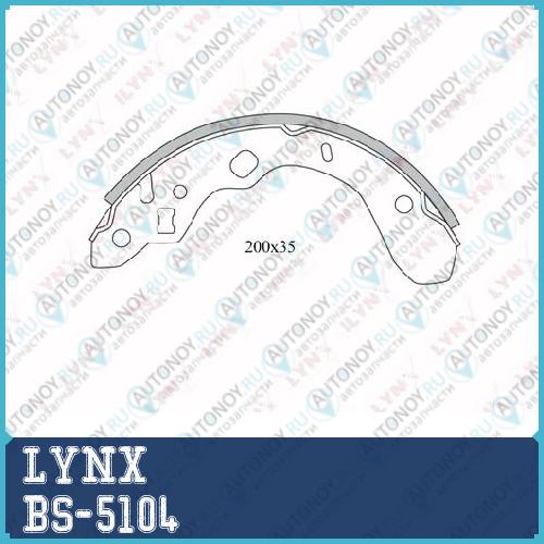 Колодки тормозные задние подходит для Mazda 323(BJ) 1.4-2.0D 98-04 BS-5104