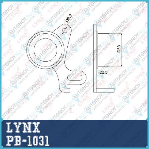 Ролик натяжной / Грм подходит для Hyundai Galloper I-II 2.5D 91-03 / H-1/Starex 2.5D 97-04 / H100 2.5D 93-00 / Porter 2.5D 94-04 / Terracan 2.5D 01-06 Mitsubishi L200 2.5D 86-07 / L300 2. PB-1031