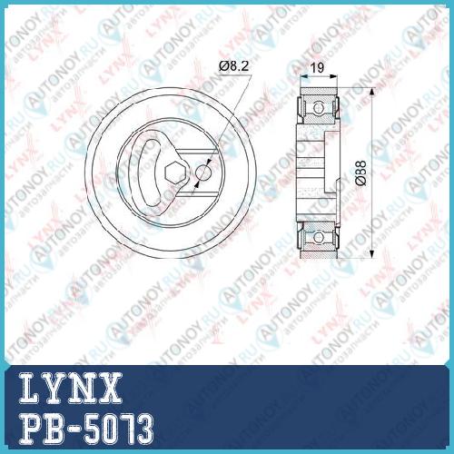 Ролик натяжной / приводной подходит для SUZUKI Grand Vitara II 1.6 05> / Liana 1.3-1.6 02> / Jimny 1.3 01> Subaru Justy 1.3 03> PB-5073