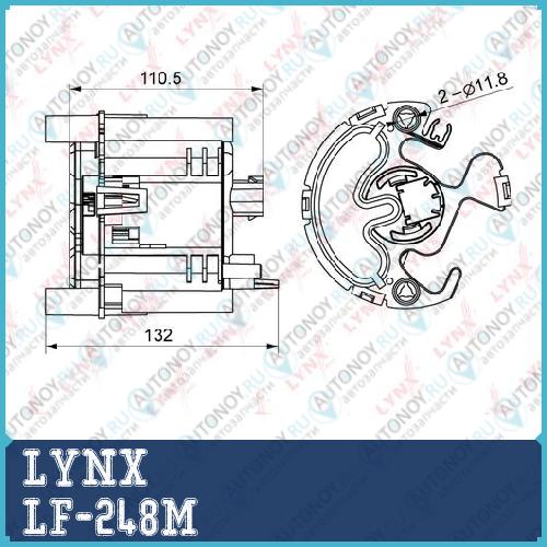 Фильтр топливный погружной подходит для Toyota 4 Runner 4.0-4.7 USA 02-09 LEXUS GX470 USA 01-09 LF-248M