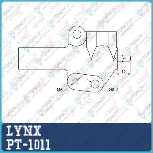 Натяжитель гидравлический / Грм подходит для Mitsubishi Galant V 2.0 92-96 / L200 2.4 96-07 / L300 2.0 94-00 / L400 2.0-2.4 95-02 / Space Wagon 2.0 92-04 PT-1011