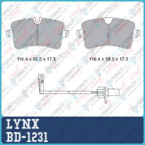 Колодки тормозные задние подходит для Audi A4 1.8T-3.0T 08-15 / A5 1.8T-3.2 07> / A6 1.8T-3.0T 10> / A7 2.0T-3.0T 10> / Q5 2.0D-3.0D 12> Porsche Macan 3.0-3.6T 14> BD-1231