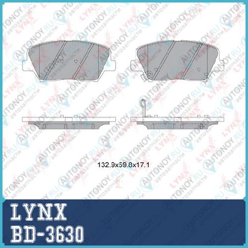 Колодки тормозные передние подходит для Hyundai Elantra 1.6-1.6D 11> / i30(GD) 1.4-1.6 11> Kia Ceed 1.4-1.6 12> / Cerato 1.6-2.0 13> / Sorento II 2.4 09> / Carens IV 1.6-2.0 11> / Veloste BD-3630