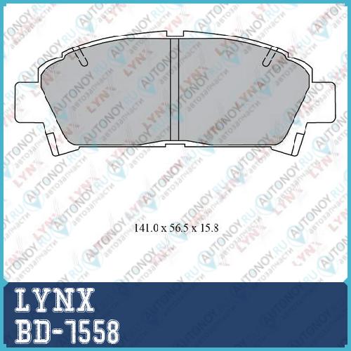 Колодки тормозные передние подходит для Toyota Avensis(T22) 1.8-2.0 97-00 / Caldina(T21) 2.0 97-01 / Carina E(T19) 2.0 94-97 BD-7558