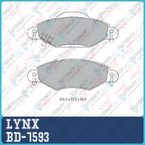 Колодки тормозные передние подходит для Toyota Yaris(P10) 1.0-1.4D 99-05 BD-7593