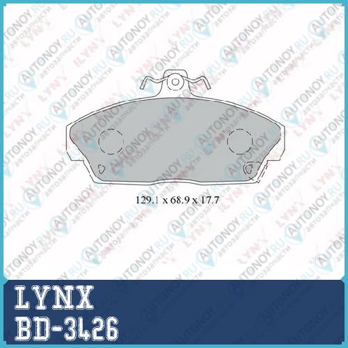 Колодки тормозные передние подходит для Honda Civic VI-VII 1.4-2.0D 95-05 BD-3426