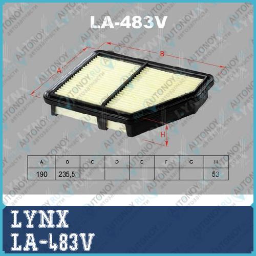 Фильтр воздушный подходит для Honda Civic(FB) 2.0 12> LA-483V