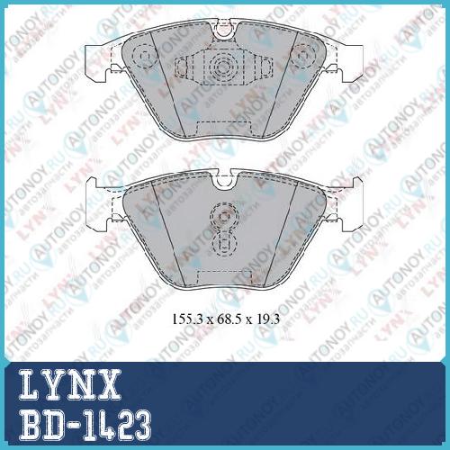 Комплект тормозных колодок дисковый тормоз BD-1423