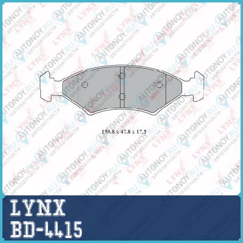Колодки тормозные передние BD-4415