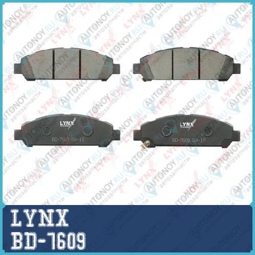 Комплект тормозных колодок дисковый тормоз BD-7609