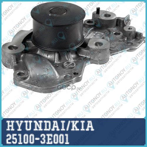 Насос водяной Hyundai SANTA FE 06-09 27/Kia CARNIVAL 06- 27 25100-3E001