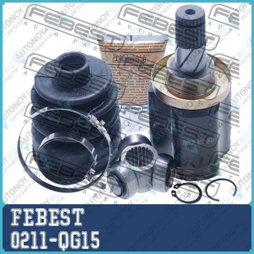 Шрус внутренний Nissan ALMERA UK MAKE N16E 2000.02-2006.11 0211-QG15