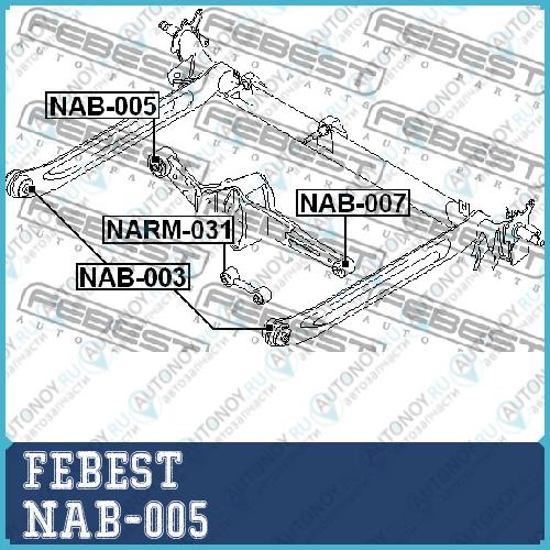 Сайлентблок NAB-005