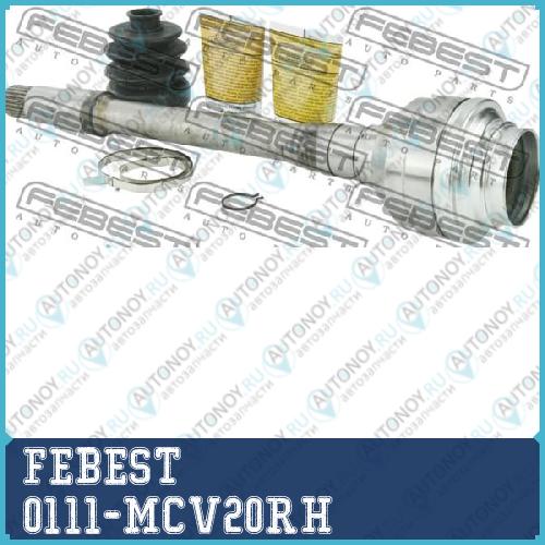 Шрус внутр правый 26X40X24 Toyota CAMRY SXV2#/MCV2# 1996-2001 0111-MCV20RH