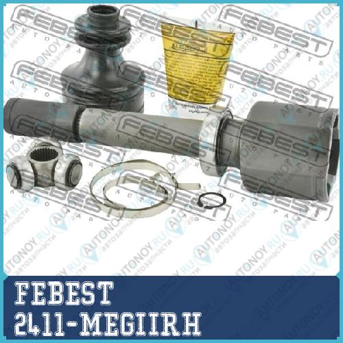 Шрус внутр правый Renault Megane II 02-08 2411-MEGIIRH