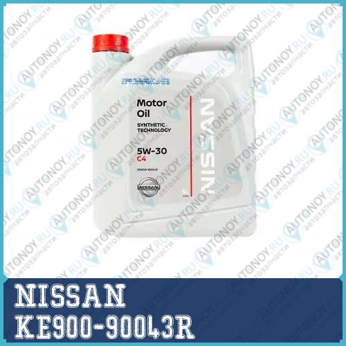 Масло моторное Nissan Motor Oil DPF синтетика C4 5W-30 5л (KE900-90043) KE900-90043R
