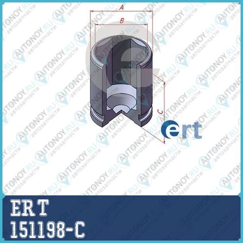 Поршень суппорта Audi A4 (B8) A5 (8T/8F) A6 (C6/C7) A7 (4GA/4GF) A8 (4E/4H) Q5 (8R) 1.8-6.3 (02-) d=428mm (Trw) 151198-C
