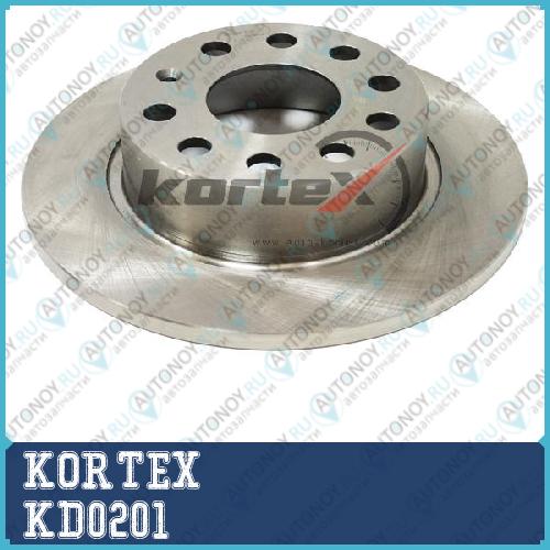 Диск торм. Audi A-3 Seat  Skoda Octavia  VW Caddy  Golf V зад. 1 шт (min 2 шт) KD0201