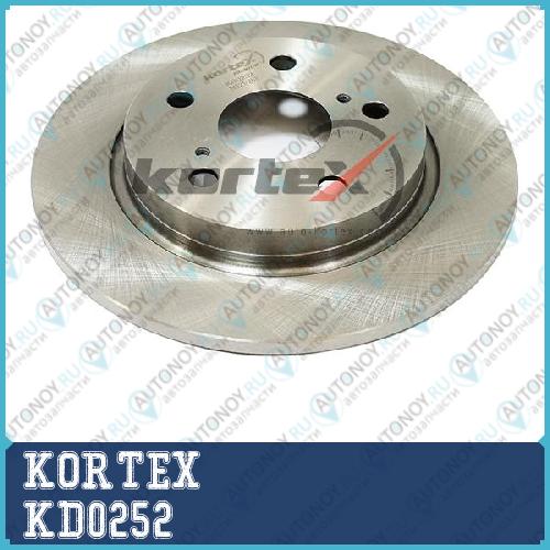 Диск торм. Toyota AURISCOROLLA 07- зад.(d=270mm)(ВеликобританияТурция) KD0252